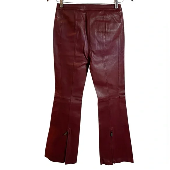 Perfect Moment H&M NWT
Burgundy boot-cut genuine leather pants - Picture 11 of 14